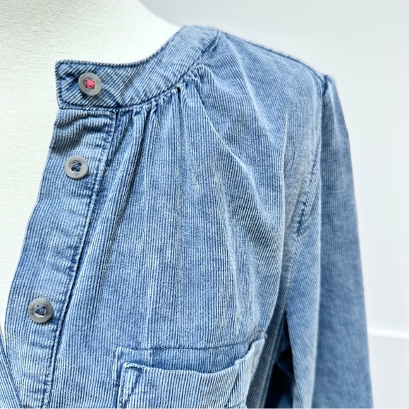 ANTHROPOLOGIE Pilcro Marta Tiered Corduroy Midi Dress - Picture 11 of 14